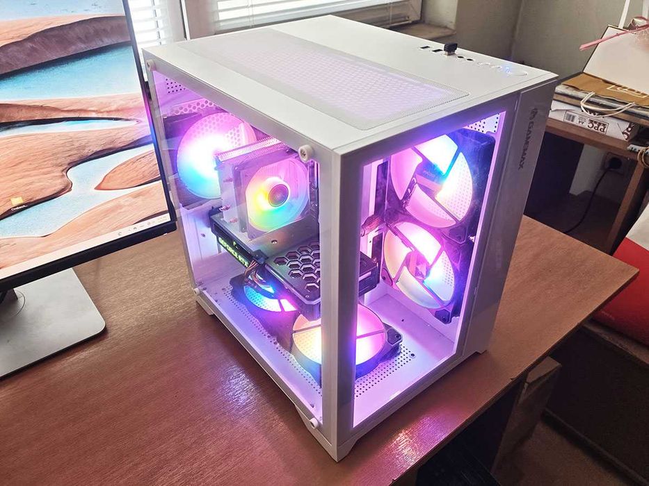 Геймърски компютър, Rtx 3060Ti, Intel i3 12100f, 960Gb SSD, 16gb Ram