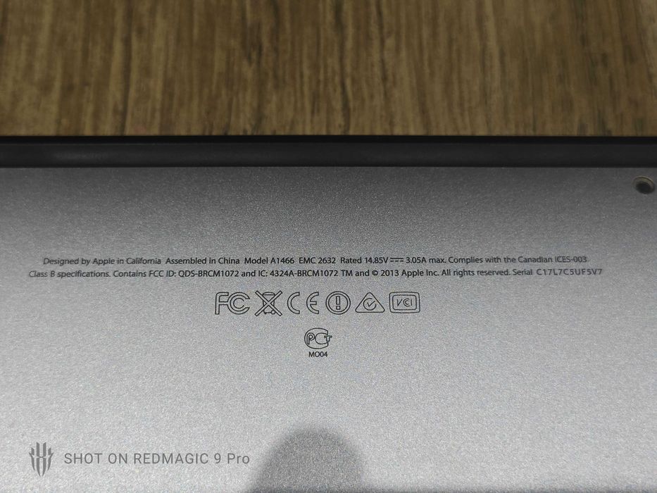 Macbook air 13, 2013 год