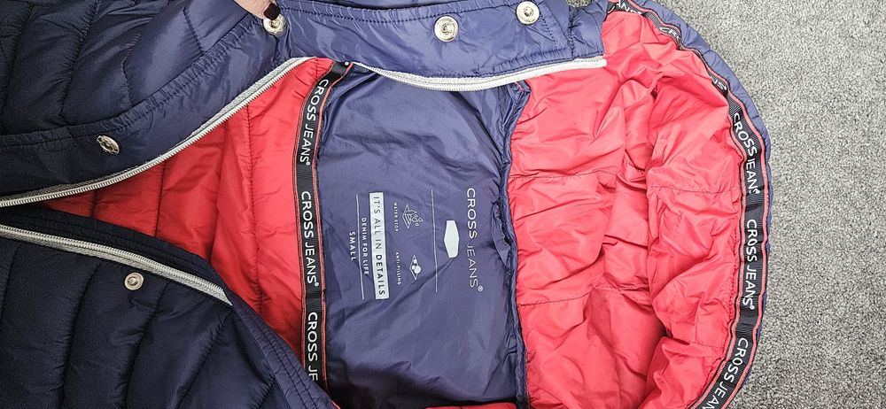 Дамско, синьо яке Cross jeans