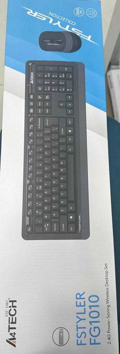 A4Tech Комплект беспроводной клавиатура + мышь A4Tech Fstyler FG1010