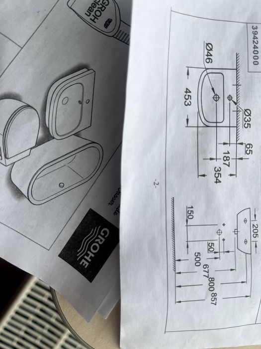 Раковина Grohe Bau Ceramic