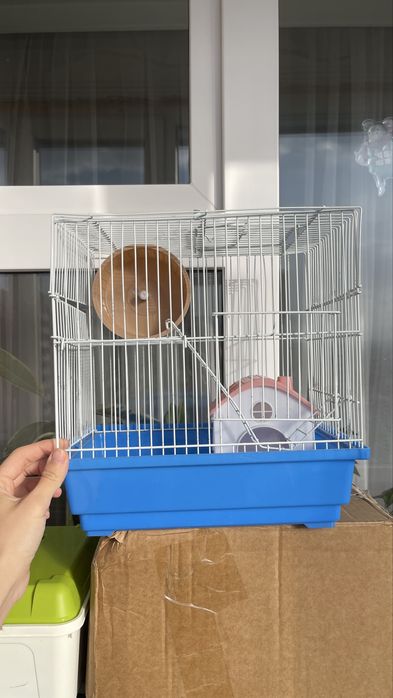 Клетка для хомяка с домиком