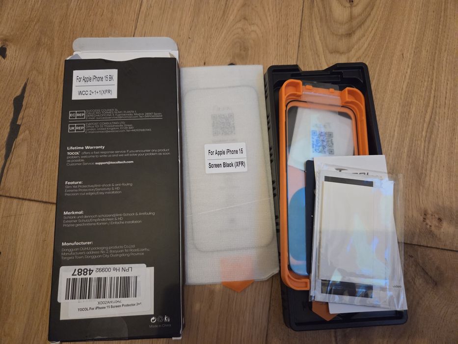 Protectie ecran sticla Iphone 15, noua