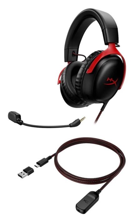 Наушники HyperX Cloud III черно-красный