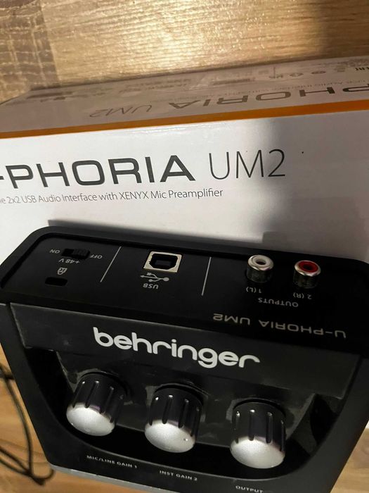Interfata Audio Behringer U-Phoria UM2 Aproape Noua
