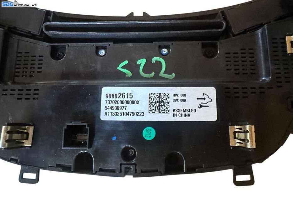 Panou Comanda AC Aer Conditionat Clima Climatronic Opel Insignia A FL Facelift 2008 - 2017 Cod 90802615 544930977 [V0418]