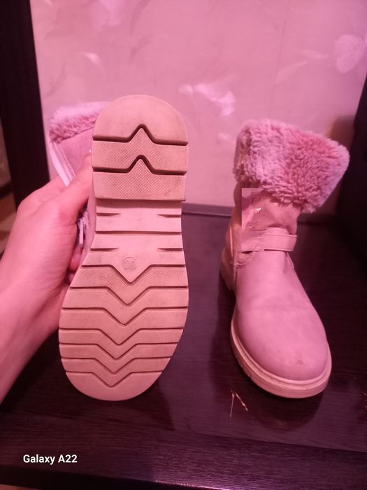 Сапоги на флисе для детей,утепленные