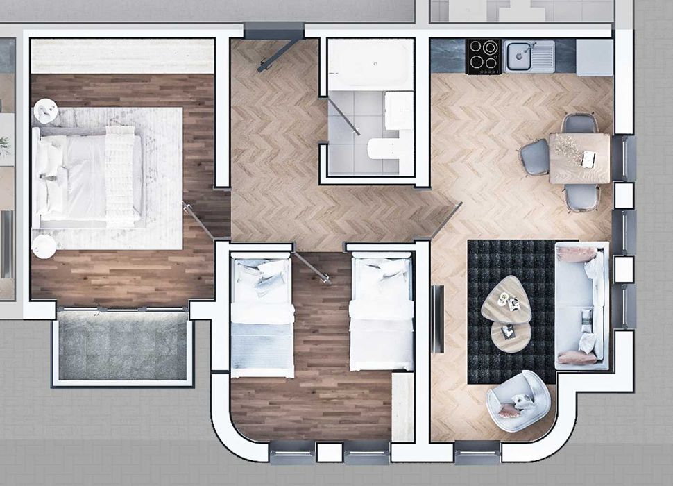 Продава се Тристаен апартамент в София, Зона Б-19 - 97 кв.м за 1035 €/кв.м - Снимка #3