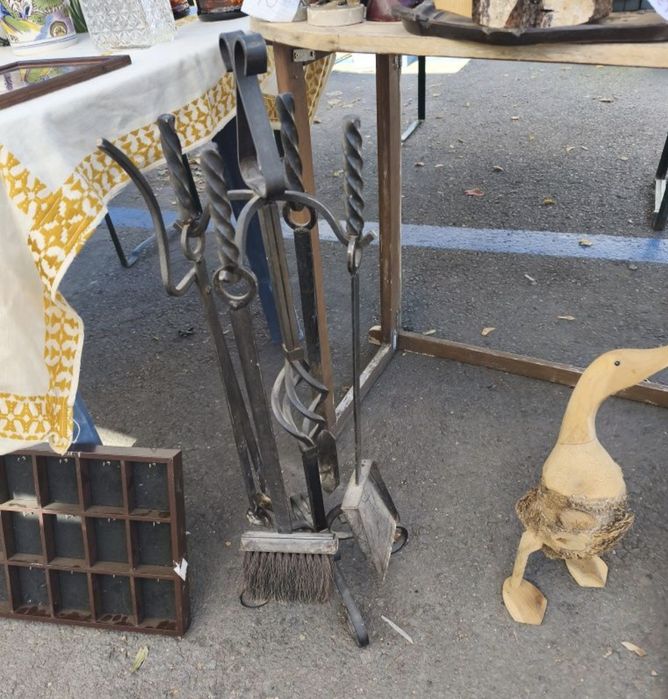 Ustensile  vintage  șemineu