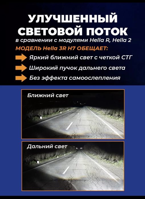 Би-линза HELLA 3R H7