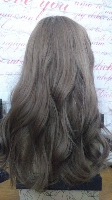 Перука с топ качество - Светлокафява синтетика