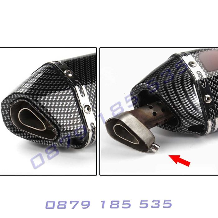 Ауспух AKRAPOVIC спортно гърне мотор 300 мм 30см акрапович накрайник