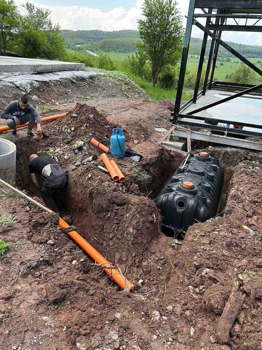 БУНКЕРНА ЯМА ПАКЕТ+ МОНТАЖ Бидон за септична яма по ЕС стандарт