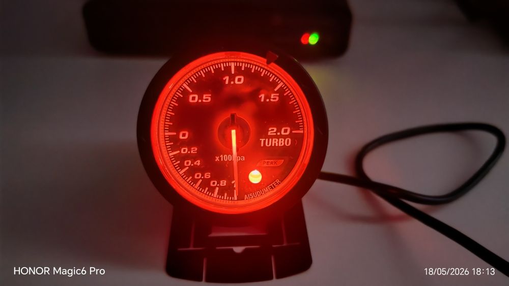 Буст метър  ДЕФИ DEFI 63мм 2 и 3 бара  boost буустметър бууст метър бустметър  турбо уред