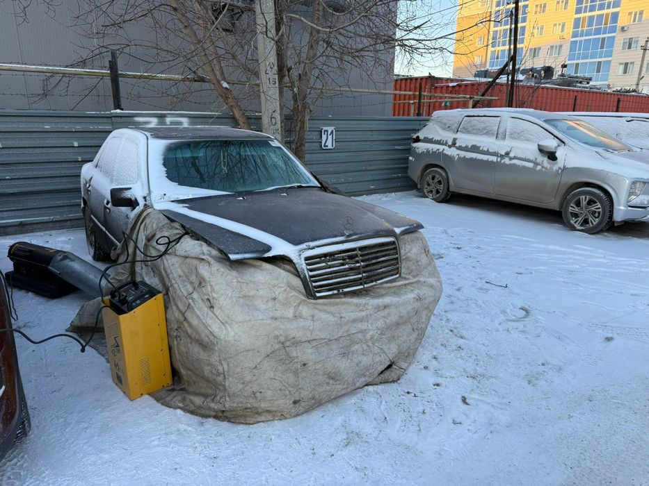 Отогрев грузовых легковых авто