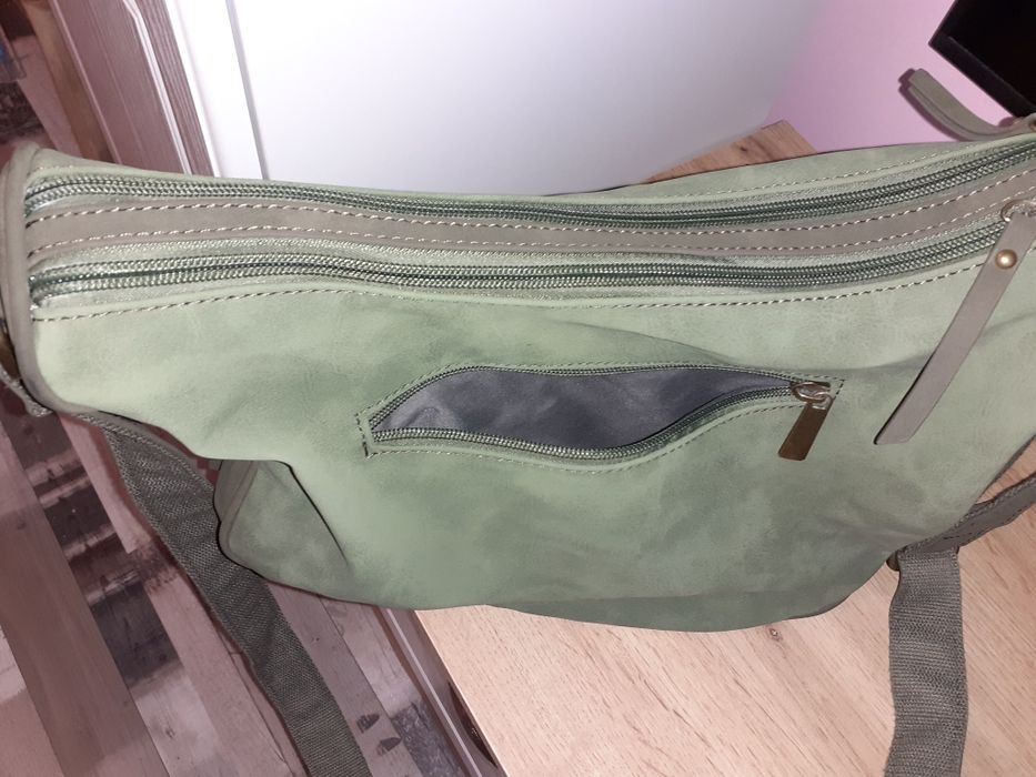 Дамски чанти в зелено и кафяво