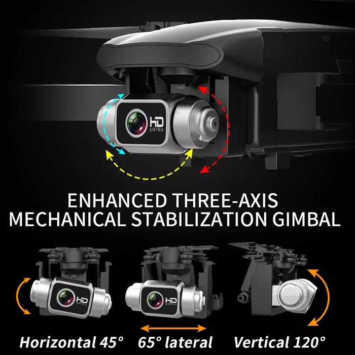 Drona  Camera electrica 4K ,Gimbal axe,D 1200m,Zbor 35 min,GPS,5G,Noua