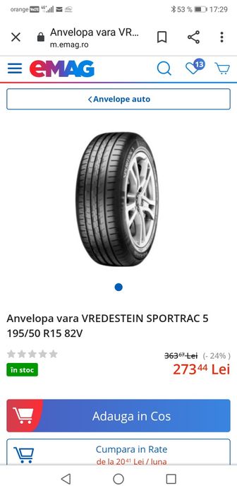 Roata r15 5x100 polo Seat Skoda golf IV Anvelopa 195 50 15