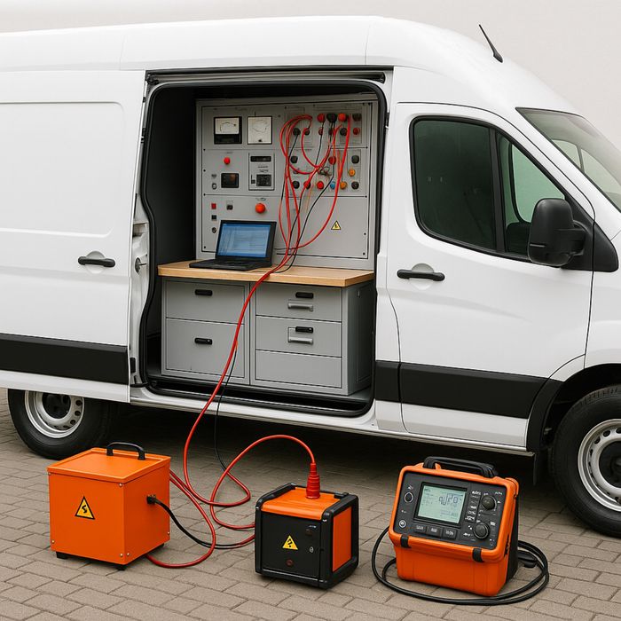 Электротехническая лаборатория. ОМП. Лаборатория КЛ Повреждения кабеля