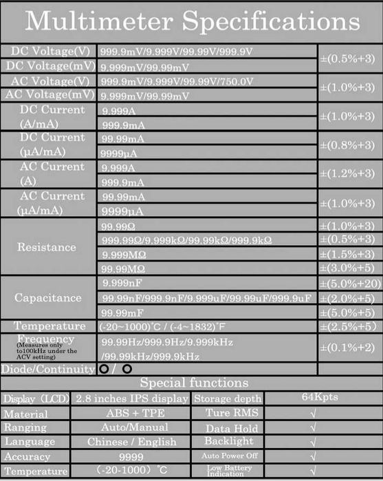 Osciloscop digital multimetru Zoyi ZT-702s