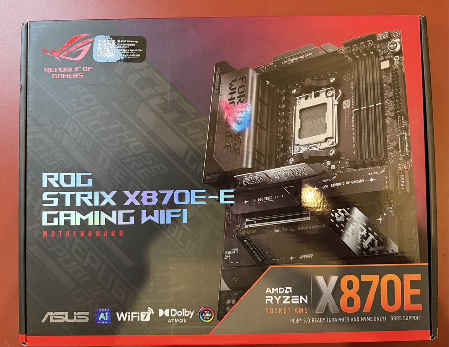 ASUS ROG Strix X870E-E Gaming WiFi – Placă de bază AMD AM5 SIGILATA