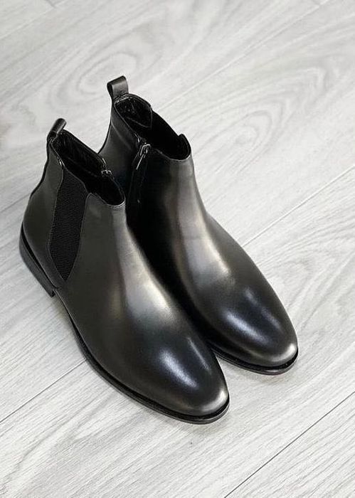 Ghete din piele naturală, lucrate manual, pentru barbati - lichidare