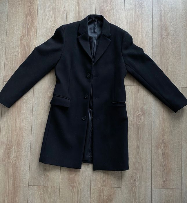 Palton de lână cu guler detașabil MANGO