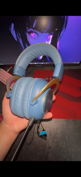 Наушники Logitech G PRO X синий