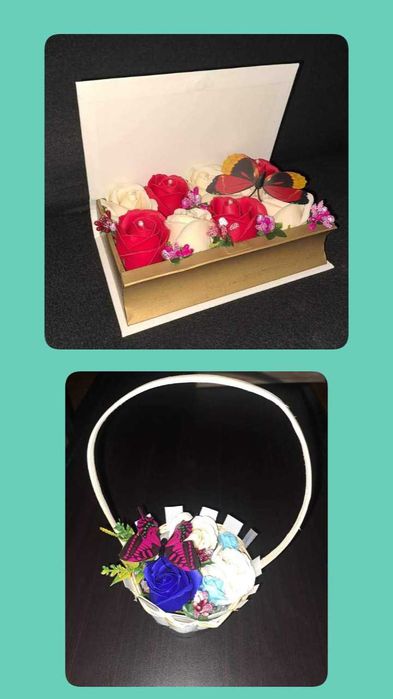 Cadouri flori din săpun