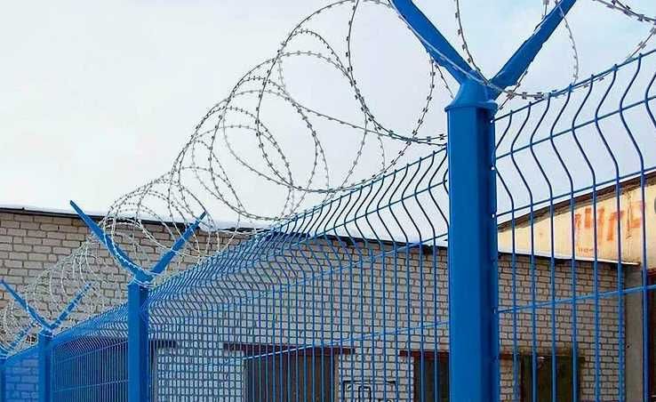 3Д сетка. 3Д ограждение Столб. Комплектующие. Ворота. Калитки.