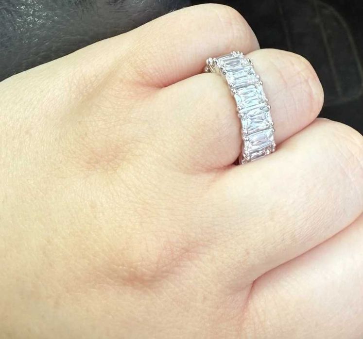 Inel Swarovski Matrix Vittore Baguette - nou, in cutie