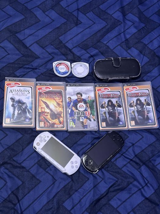 Pachet 2x Sony PSP + Jocuri populare