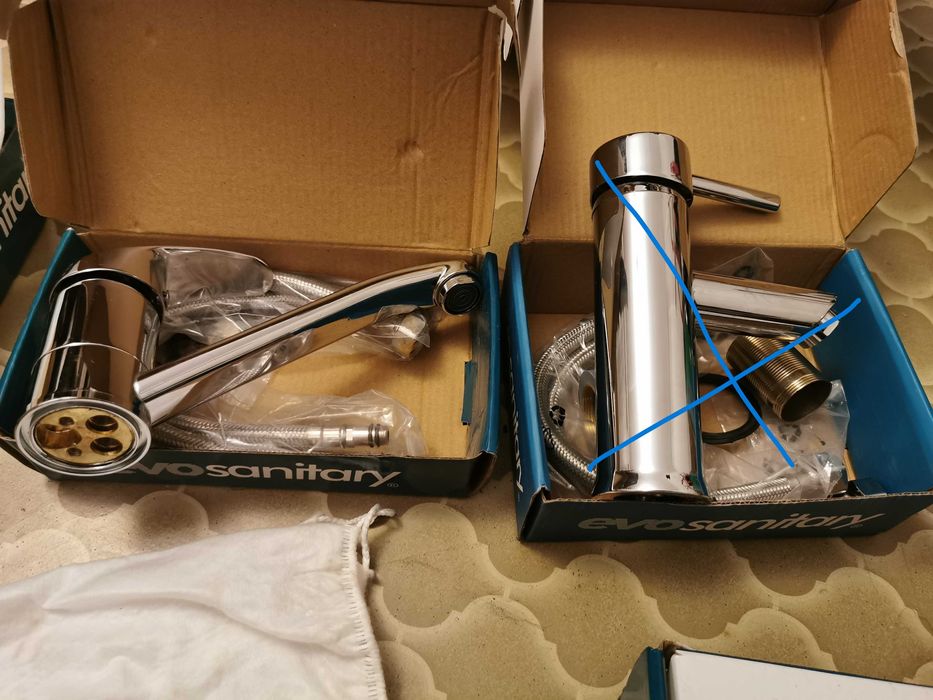 Baterie chiuveta bucatarie,  lavoar