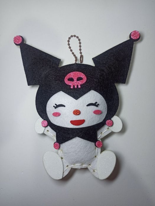 Мягкая игрушка брелок Cinnamoroll Куроми Мелоди из фетра.