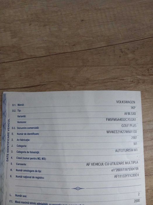Autovehicul pt dezmembrări