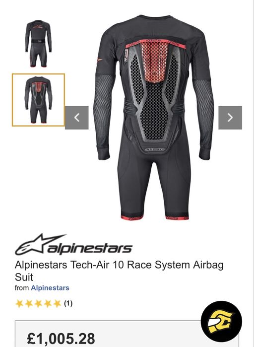 Costum airbag AlpineStars Tech 10 nou !