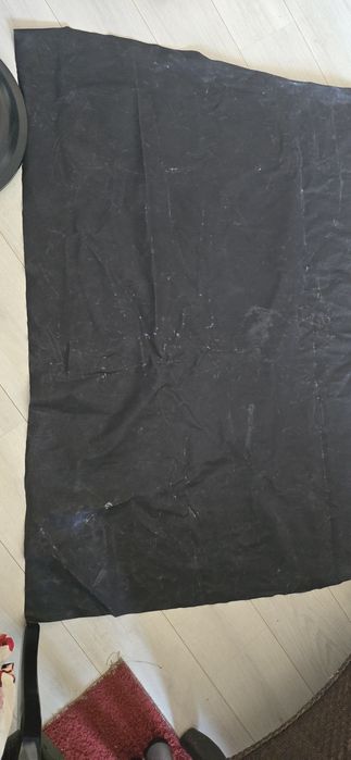 Vand o bucata piele ecologică 135x165 cm, culoare maro închis wenge