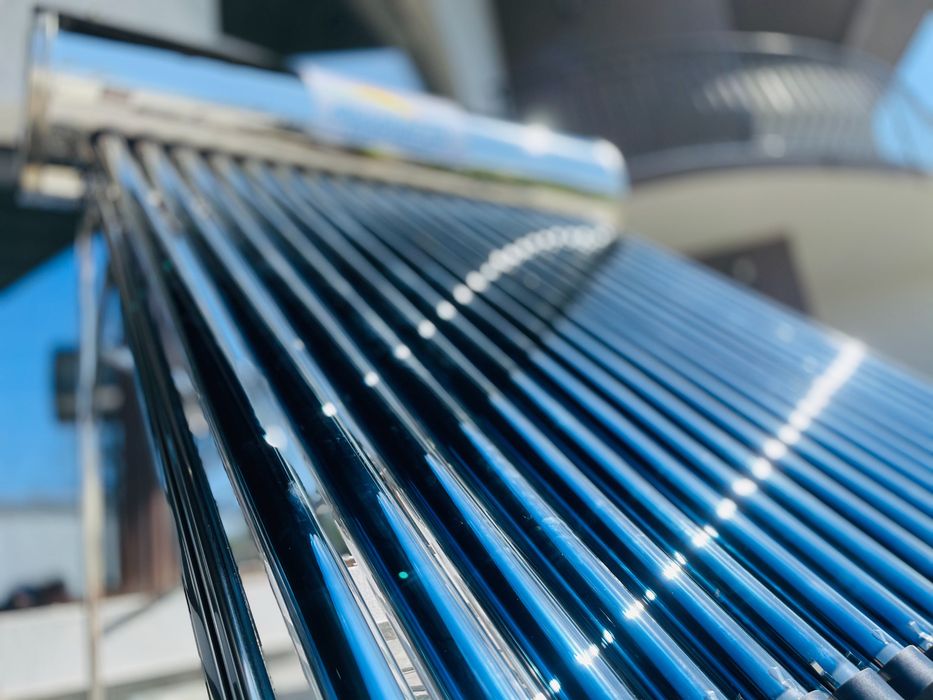 Panou Serpentina Solar apa calda Presurizat Cu 150L INOX 15 tuburi