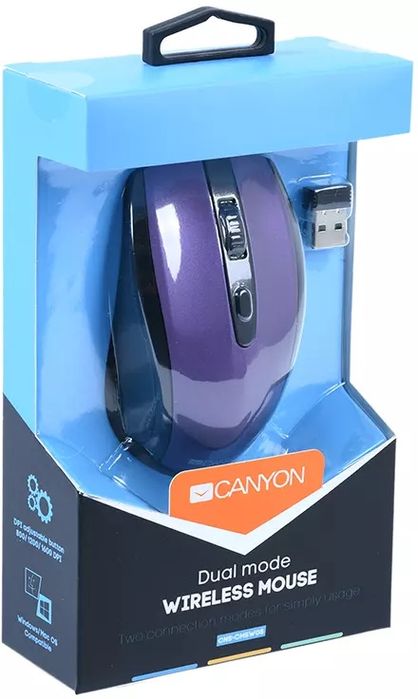 Mouse Wireless Canyon Mod BT/Stick inclus USB 6 butoane dpi reglabil