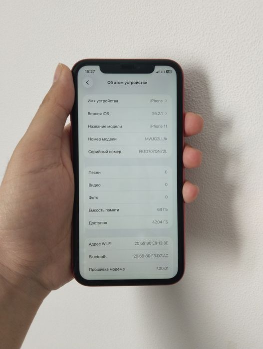 iPhone 11 Red 64 Gb 87 аккум