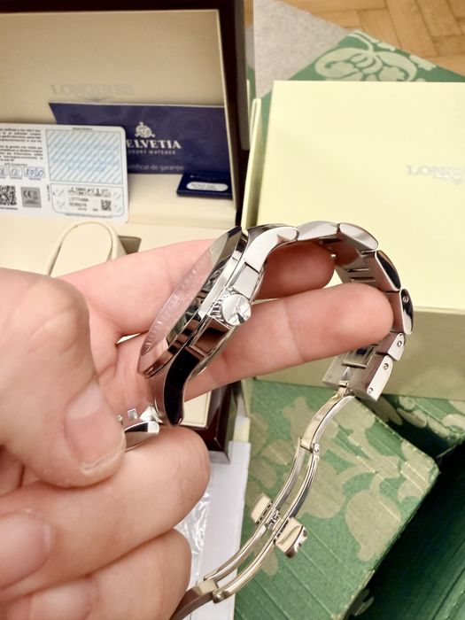 Ceas Longines Conquest automat Blue 41 mm