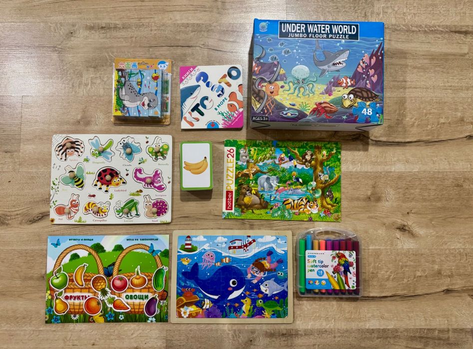 Игрушки, развивающие, книжки недорогие