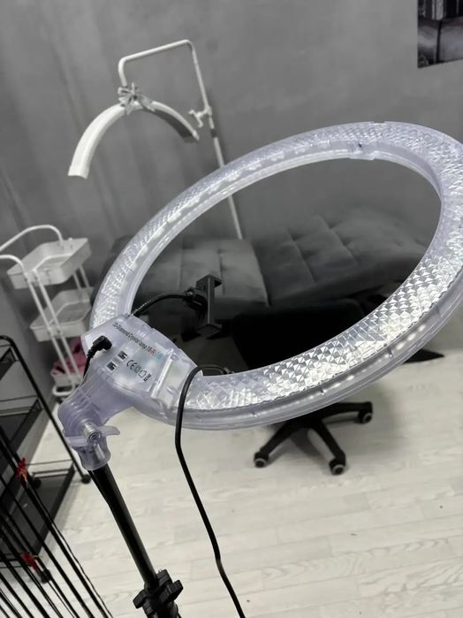 Лампа кольцевая для наращивания ресниц