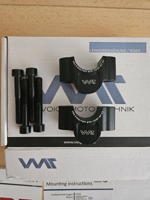 Повдигачи за Кормило Voigt 25мм за Yamaha Tenere 700