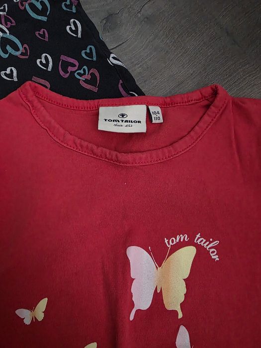 Лот от 5 блузки/ тениски момиче 104-110 размер 3-4 год