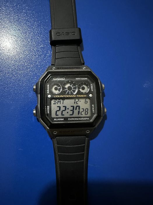 Ceas Casio original iluminator 100m