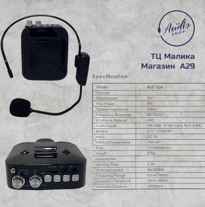 Микрофоны для стрима, караоке, конференции, головные и петличные.