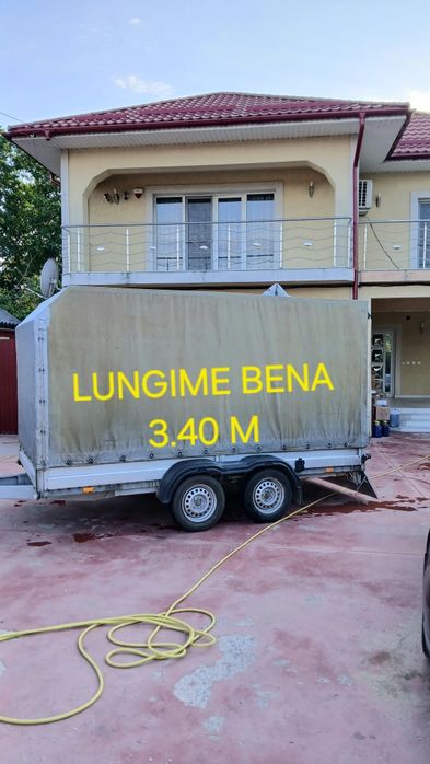 Remorca 2 axe, 750 kg MMA, Foarte încăpătoare