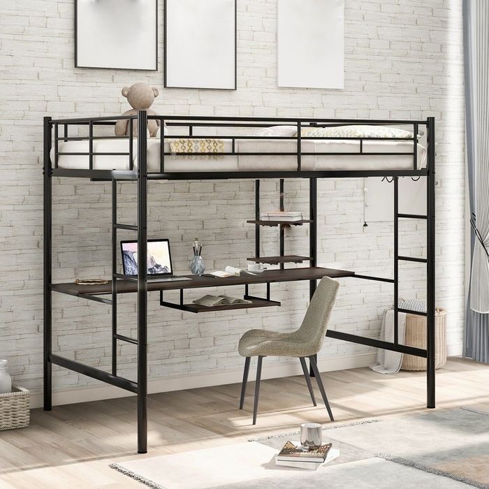 Кровать 2 этажный / детский кроват / металлический кроват двухьэтажный