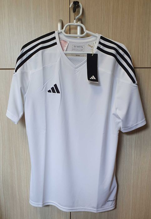 Tricou copii Adidas Tiro 23 Alb HR4620 XXS (5-6 ani) & XL (15-16ani)